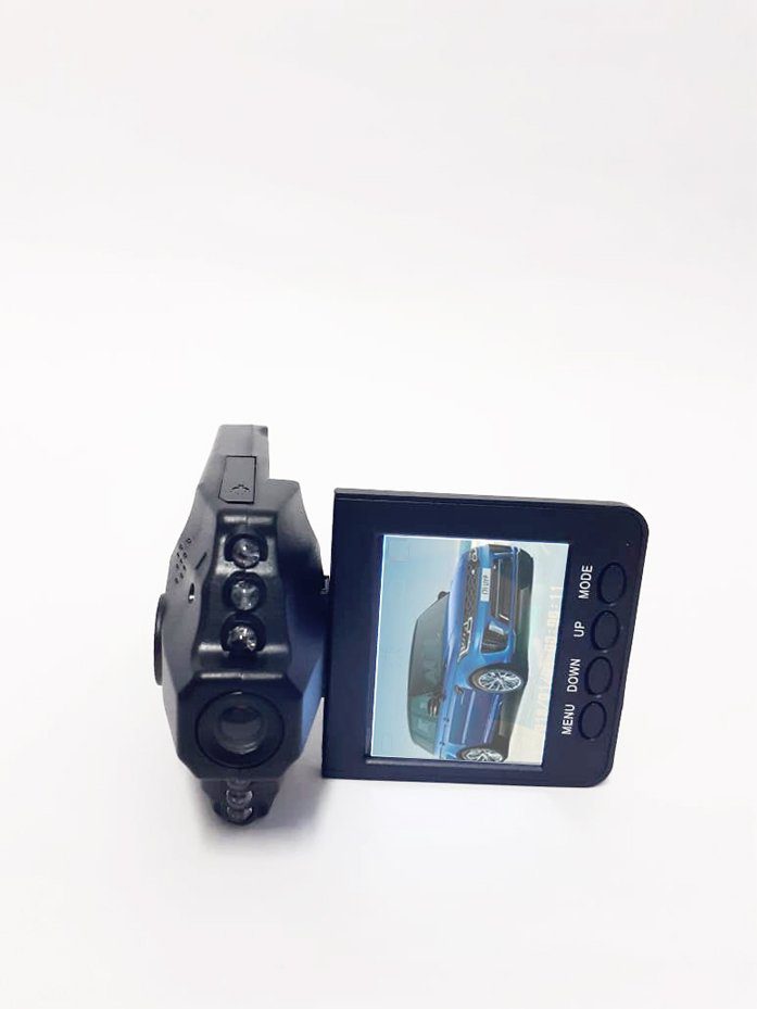 Dvr camara para vehiculo con pantalla rotatiba